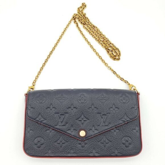 100% Authentic Louis Vuitton Pochette Felicie Monogram Shoulder Bag 620-082525 - Picture 1 of 15